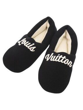Louis Vuitton Dreamyline Knit Black Room Shoes Slippers